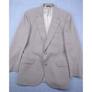 Blazer Jacket Sport Coat Size 42 Tan Racquet for Dillard's